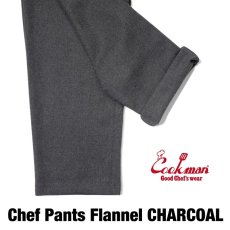 画像6: COOKMAN  Chef Pants Flannel Charcoal (Charcoal) (6)
