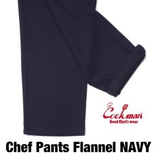 画像6: COOKMAN  Chef Pants Flannel Navy (Navy) (6)