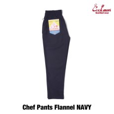 画像2: COOKMAN  Chef Pants Flannel Navy (Navy) (2)