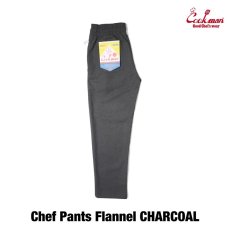 画像2: COOKMAN  Chef Pants Flannel Charcoal (Charcoal) (2)