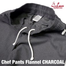 画像8: COOKMAN  Chef Pants Flannel Charcoal (Charcoal) (8)