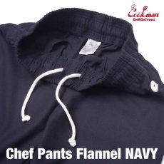 画像8: COOKMAN  Chef Pants Flannel Navy (Navy) (8)