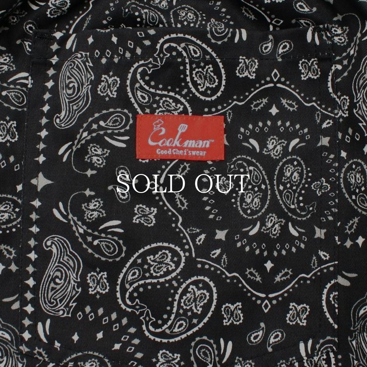 画像6: COOKMAN  Chef Pants Paisley Black Plus Size (Black) (6)