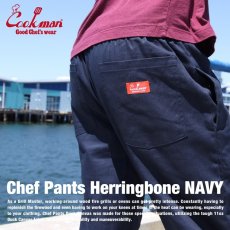 画像10: COOKMAN  Chef Pants Herringbone (Navy) (10)