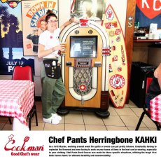 画像11: COOKMAN  Chef Pants Herringbone (Khaki) (11)