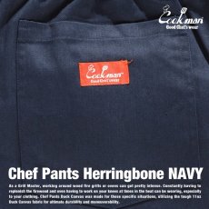 画像9: COOKMAN  Chef Pants Herringbone (Navy) (9)