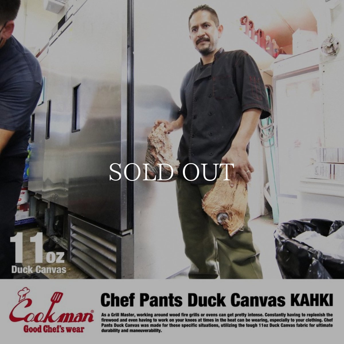 画像11: COOKMAN  Chef Pants Duck Canvas (Olive) (11)