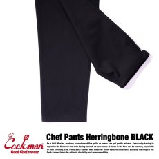 画像6: COOKMAN  Chef Pants Herringbone (Black) (6)