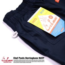 画像6: COOKMAN  Chef Pants Herringbone (Navy) (6)