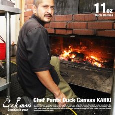 画像10: COOKMAN  Chef Pants Duck Canvas (Olive) (10)