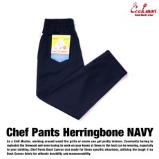 画像1: COOKMAN  Chef Pants Herringbone (Navy) (1)