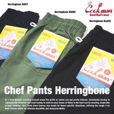 画像12: COOKMAN  Chef Pants Herringbone (Navy) (12)