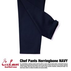 画像8: COOKMAN  Chef Pants Herringbone (Navy) (8)