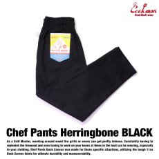 画像1: COOKMAN  Chef Pants Herringbone (Black) (1)
