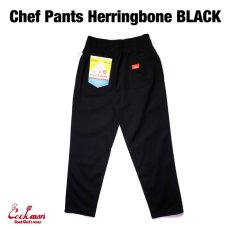 画像3: COOKMAN  Chef Pants Herringbone (Black) (3)