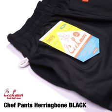 画像8: COOKMAN  Chef Pants Herringbone (Black) (8)
