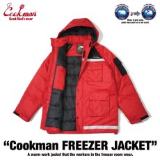 画像2: COOKMAN  フリーザージャケット Freezer Jacket (Red) (2)