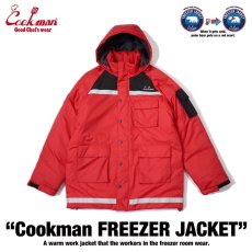 画像1: COOKMAN  フリーザージャケット Freezer Jacket (Red) (1)