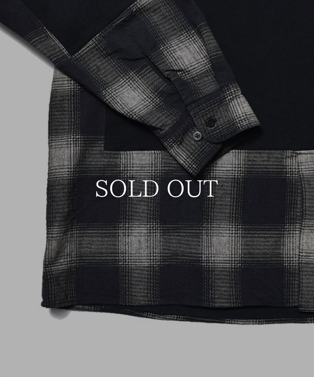 画像5: MINEDENIM  OLD PARK×MINEDENIM Denim Shirt Crew neck Sweat SH (WPT) (5)