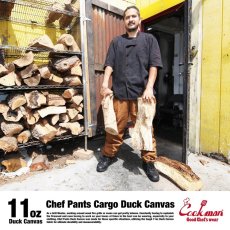 画像16: COOKMAN  Chef Pants Cargo Duck Canvas (Brown) (16)