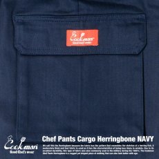 画像12: COOKMAN  Chef Pants Cargo Herringbone (Navy) (12)