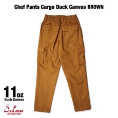 画像8: COOKMAN  Chef Pants Cargo Duck Canvas (Brown) (8)