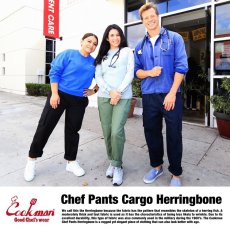 画像15: COOKMAN  Chef Pants Cargo Herringbone (Khaki) (15)