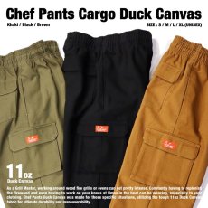 画像18: COOKMAN  Chef Pants Cargo Duck Canvas (Black) (18)