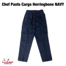 画像8: COOKMAN  Chef Pants Cargo Herringbone (Navy) (8)