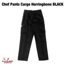 画像6: COOKMAN  Chef Pants Cargo Herringbone (Black) (6)