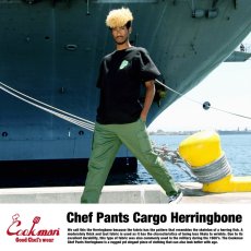 画像14: COOKMAN  Chef Pants Cargo Herringbone (Khaki) (14)