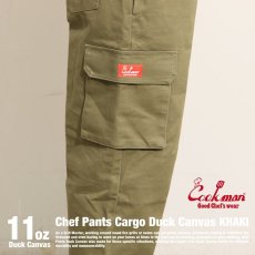 画像6: COOKMAN  Chef Pants Cargo Duck Canvas (Khaki) (6)