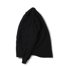 画像3: SON OF THE CHEESE  Fleece big Shirt (BLACK) (3)