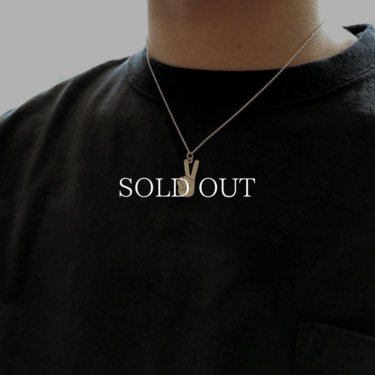 画像4: STANDARD CALIFORNIA  SD Made in USA Necklace Peace Sign (Silver) (4)