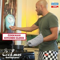 画像12: COOKMAN  Kitchen Clock Mint (Pale Blue) (12)