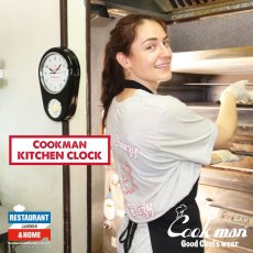 画像11: COOKMAN  Kitchen Clock Black (Black) (11)