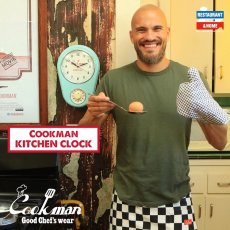 画像11: COOKMAN  Kitchen Clock Mint (Pale Blue) (11)