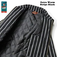 画像5: COOKMAN  デリバリージャケット Delivery Jacket EX Warm Stripe Black (Black) (5)