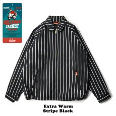 画像1: COOKMAN  デリバリージャケット Delivery Jacket EX Warm Stripe Black (Black) (1)