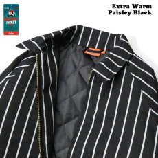 画像4: COOKMAN  デリバリージャケット Delivery Jacket EX Warm Stripe Black (Black) (4)