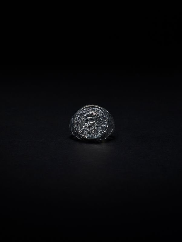 ANTIDOTE BUYERS CLUB Engraved Jesus Ring RX-715-1 公式通販