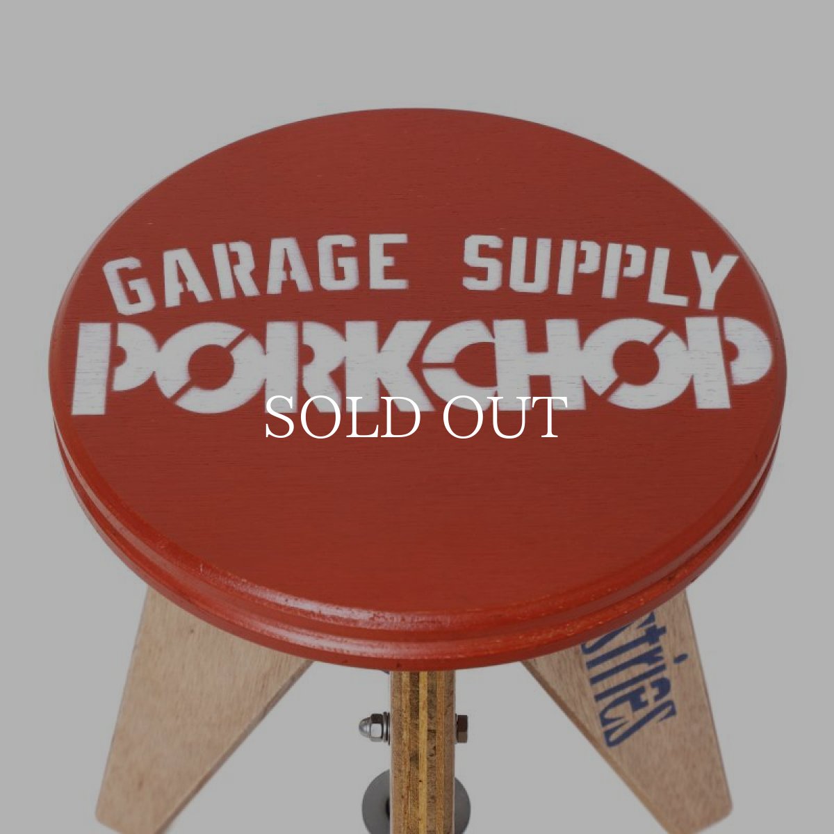 画像2: PORKCHOP GARAGE SUPPLY  【再入荷】ADJUSTABLE PORK STOOL LOW (RED) (2)