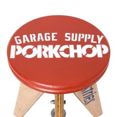 画像2: PORKCHOP GARAGE SUPPLY  【再入荷】ADJUSTABLE PORK STOOL LOW (RED) (2)