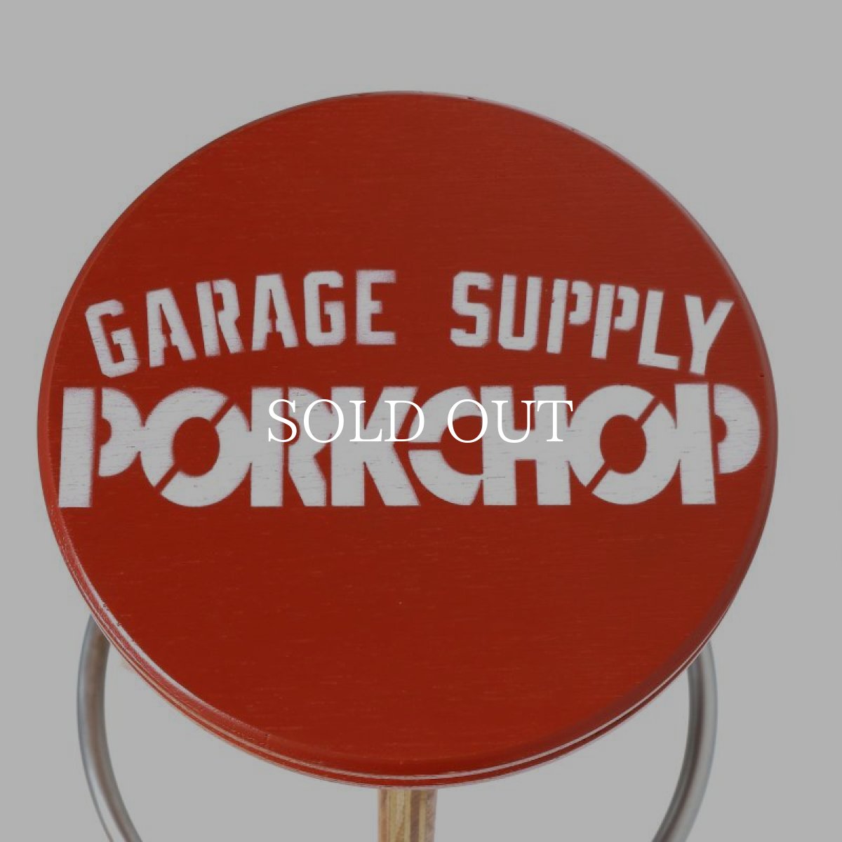 画像2: PORKCHOP GARAGE SUPPLY  【再入荷】ADJUSTABLE PORK STOOL HIGH (RED) (2)