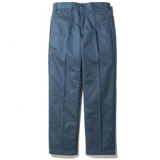 画像1: CALEE  T/C twill chino trousers (Blue navy) (1)