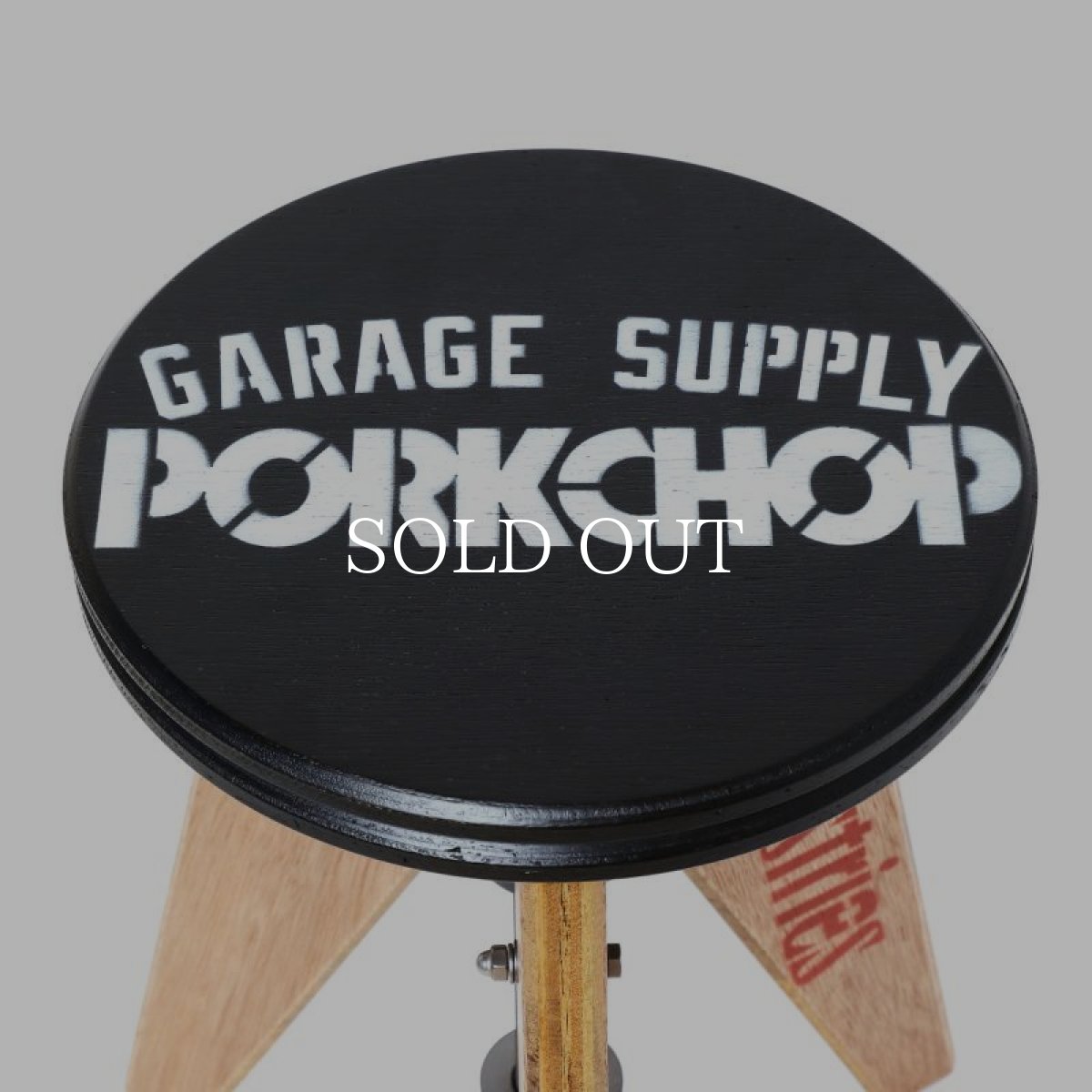 画像2: PORKCHOP GARAGE SUPPLY  【再入荷】ADJUSTABLE PORK STOOL LOW (BLACK) (2)