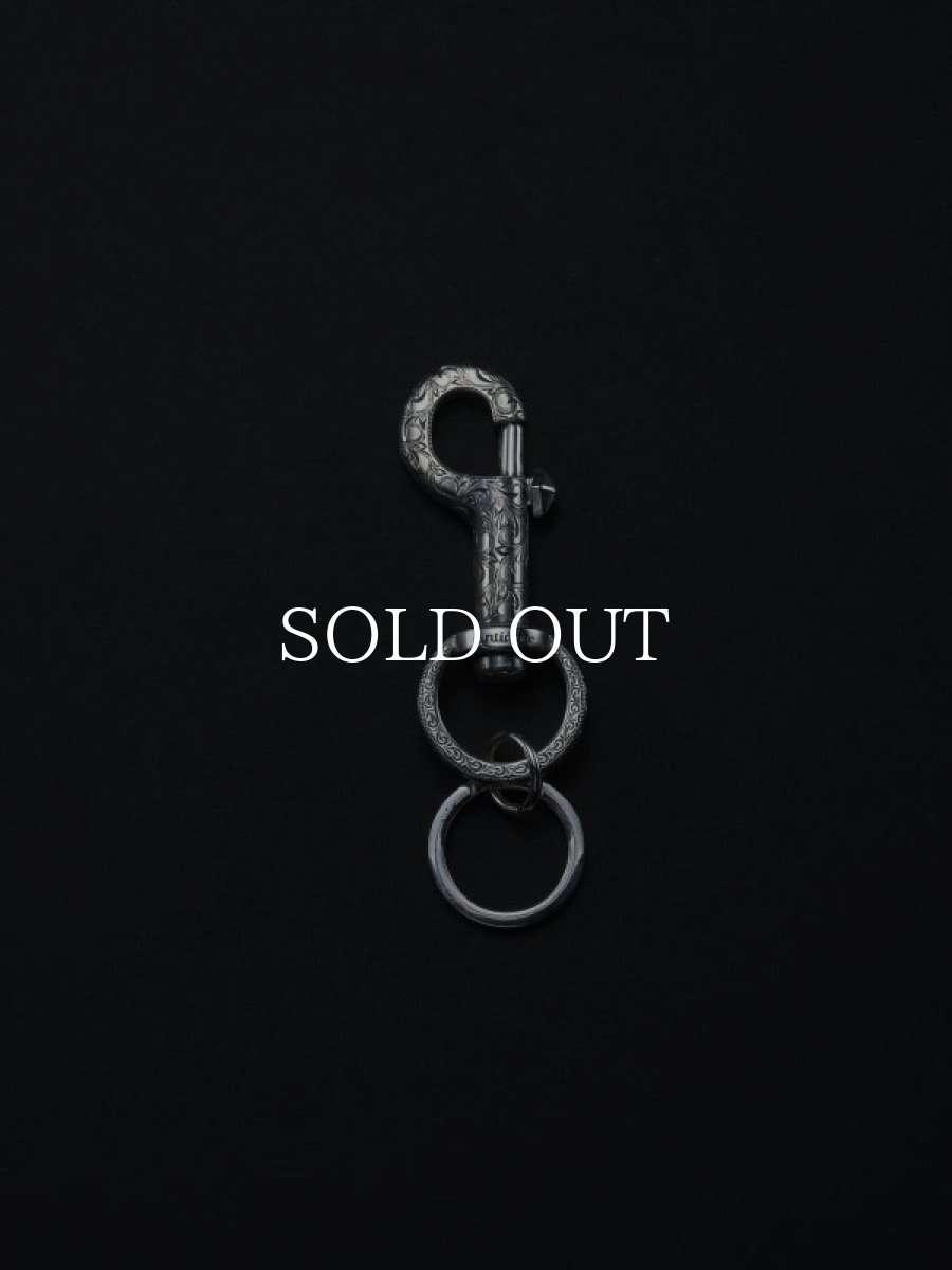 画像2: ANTIDOTE BUYERS CLUB   Engraved Key Ring Clip (Silver) (2)
