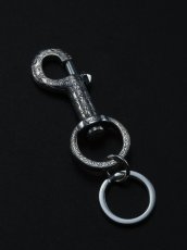 画像3: ANTIDOTE BUYERS CLUB   Engraved Key Ring Clip (Silver) (3)