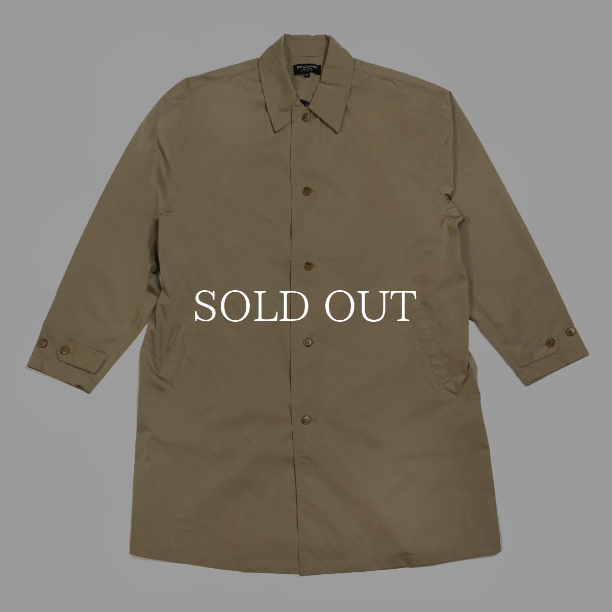 画像1: NC by NO COFFEE  撥水レインコート (BEIGE) (1)