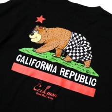 画像4: COOKMAN  Tシャツ TM Paint California bear (Black) (4)